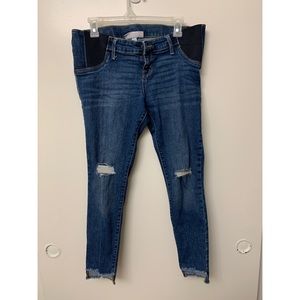 Maternity Inset Panel Skinny Jeans